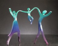 Boris Kramer Fine Art Boris Kramer Fine Art Dancing Line Family of Three